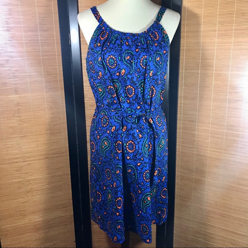 J. Crew Factory Blue Dress